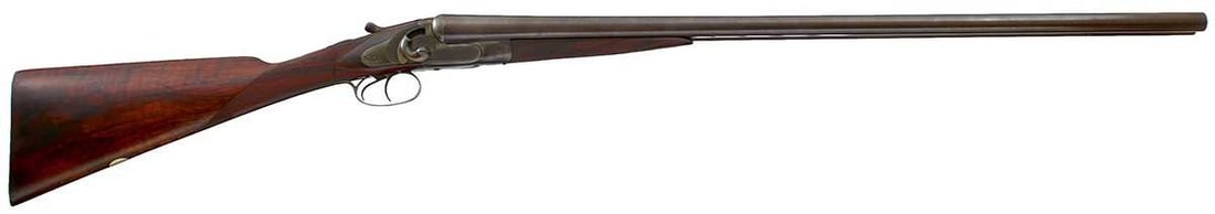 A SCARCE 14-BORE OBSOLETE CALIBRE DOUBLE BARRELED SEMI-HAMMERLESS SPORTING GUN BY TIPPING & LAWDEN, (1 of 19)