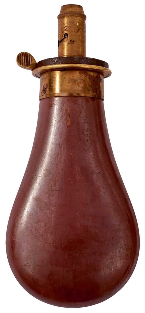 A JAMES DIXON & SONS GUN OR RIFLE FLASK, (1 of 6)