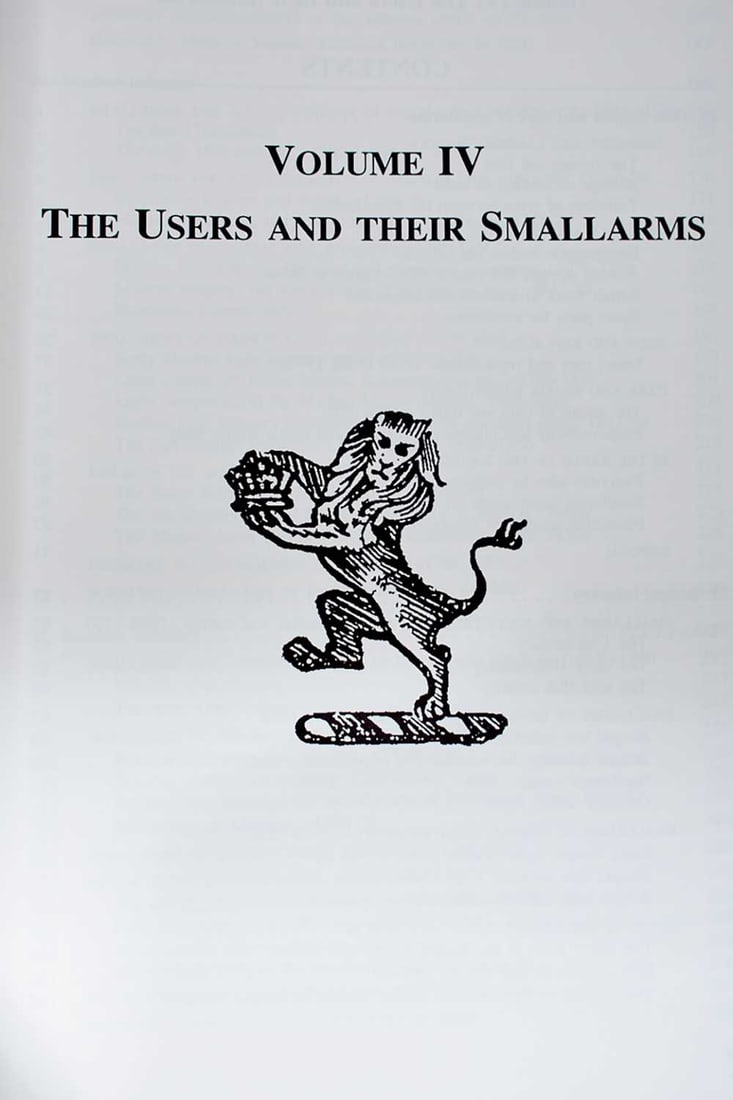 A COMPLETE FOUR VOLUME SET OF SMALLARMS OF THE EAST INDIA COMPANY, (1 of 5)