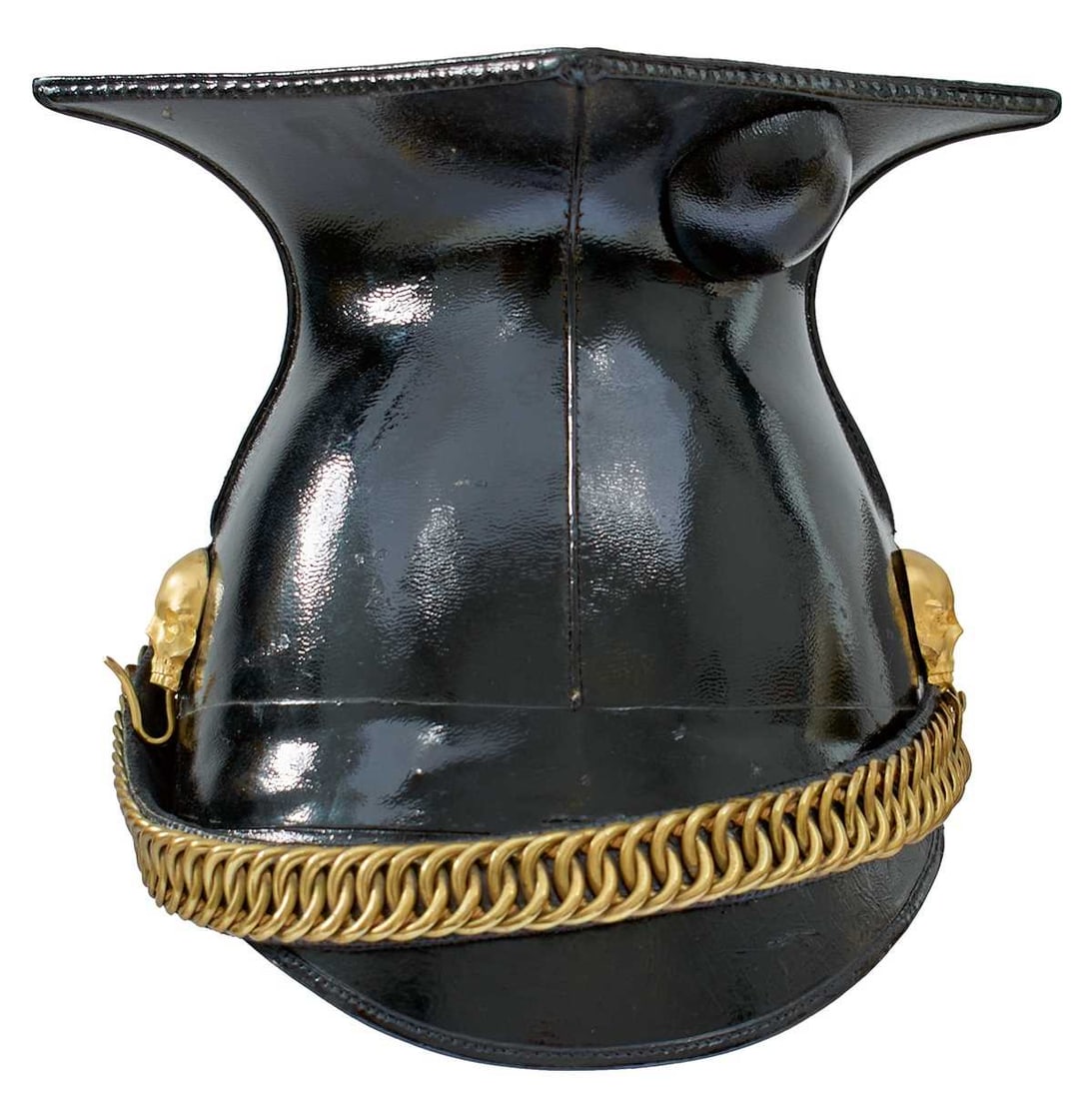 A SCARCE VICTORIAN 17TH LANCER'S OFFICER'S FOUL WEATHER CAP, (1 of 12)