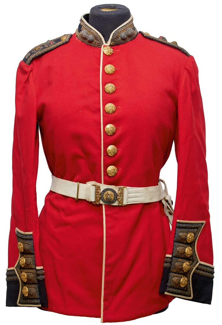 A FULL DRESS UNIFORM ENSEMBLE TO A COLONEL OF THE GRENADIER GUARDS CIRCA 1880, (1 of 10)