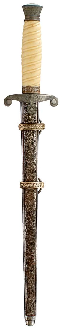 A THIRD REICH ARMY OFFICER'S DAGGER, (1 of 11)