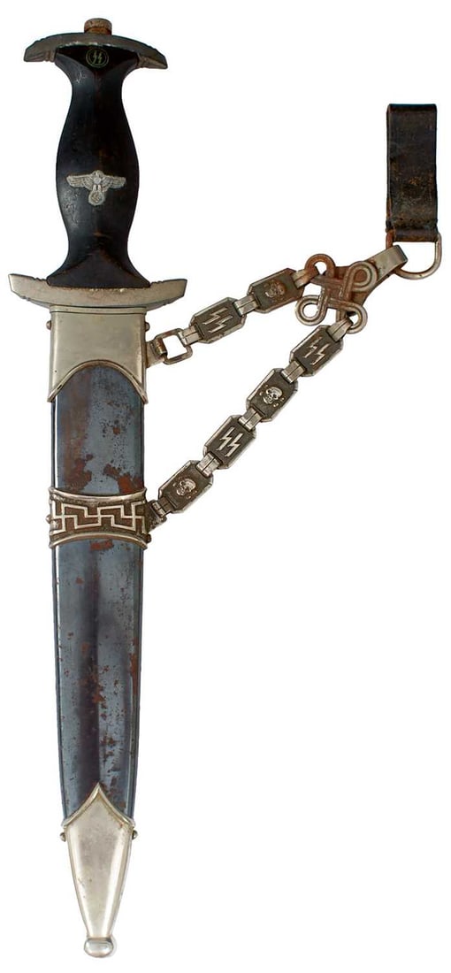 A COMPOSITE THIRD REICH MODEL 1936 SS CHAINED DAGGER, (1 of 10)