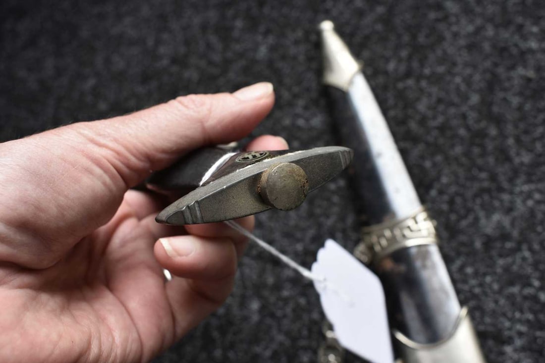 A COMPOSITE THIRD REICH MODEL 1936 SS CHAINED DAGGER, - 3
