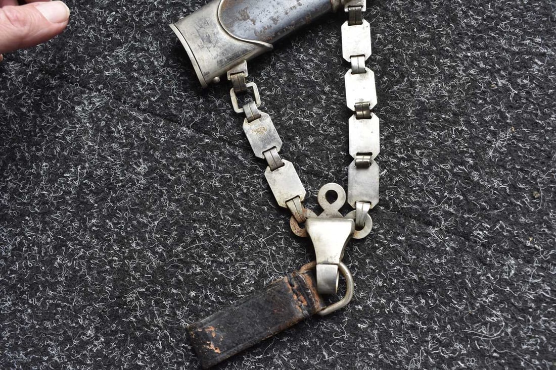 A COMPOSITE THIRD REICH MODEL 1936 SS CHAINED DAGGER, - 7