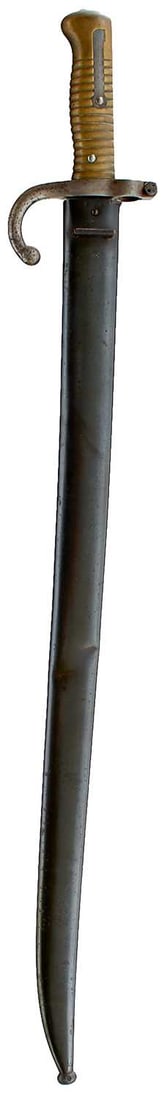 A FRENCH CHASSEPOT BAYONET, (1 of 7)
