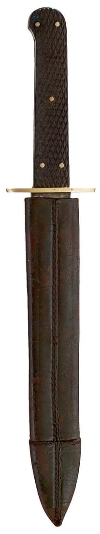 A VERY RARE VICTORIAN BOWIE KNIFE BY JOSEPH BUCK, (1 of 11)