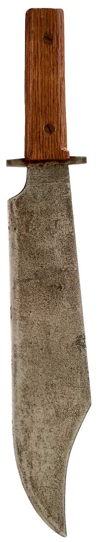 A LARGE TRADE BOWIE KNIFE, (1 of 8)