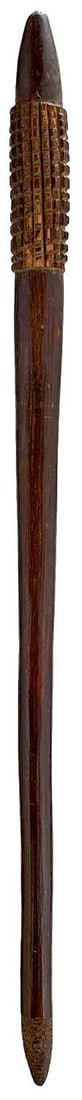 A 19TH CENTURY AUSTRALIAN ABORIGINAL TRIBAL THROWING CLUB, (1 of 8)