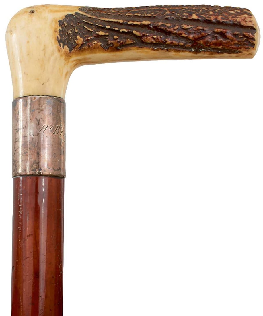 A LATE VICTORIAN HORSE MEASURING STICK, (1 of 17)