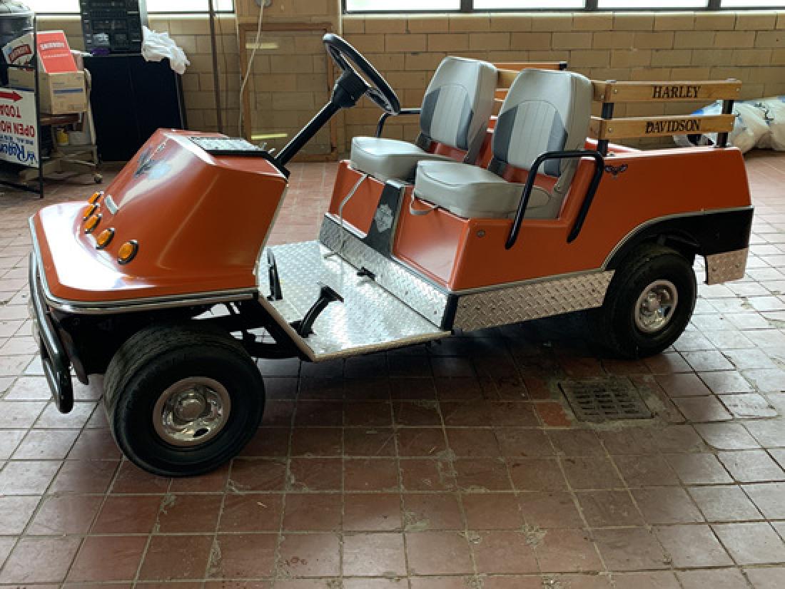 harley davidson golf buggy