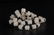 CHINESE WHITE JADE CARVED LOTUS SEED NECKLACE QING - 2