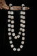 CHINESE WHITE JADE CARVED LOTUS SEED NECKLACE QING - 4