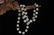 CHINESE WHITE JADE CARVED LOTUS SEED NECKLACE QING - 5
