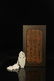 CHINESE WHITE JADE CARVED NECKLACE VASE PENDANT QING