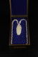 CHINESE WHITE JADE CARVED NECKLACE VASE PENDANT QING - 2