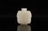 CHINESE WHITE JADE CARVED FIGURE SNUFF BOTTLE QING - 4