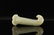 CHINESE WHITE JADE CARVED HORSE HEAD HILT QING - 3