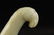 CHINESE WHITE JADE CARVED HORSE HEAD HILT QING - 5