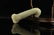 CHINESE WHITE JADE CARVED HORSE HEAD HILT QING - 9