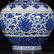 CHINESE BLUE AND WHITE PORCELAIN PAINTING FLOWER VASE - 3
