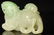 CHINESE WHITE JADE CARVED ANIMAL PENDANT QING DYNASTY - 2