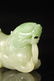 CHINESE WHITE JADE CARVED ANIMAL PENDANT QING DYNASTY - 3