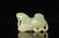 CHINESE WHITE JADE CARVED ANIMAL PENDANT QING DYNASTY - 6