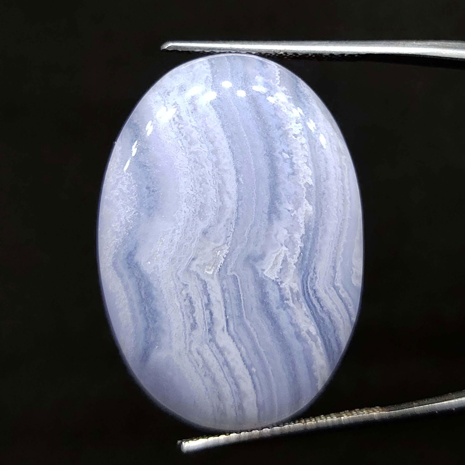 22.90 Ct Natural Blue Lace Agate (1 of 2)