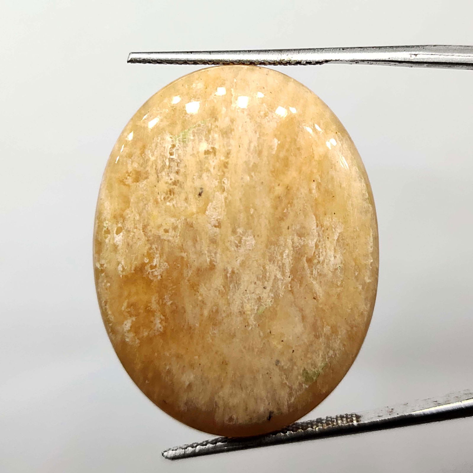 27.25 ct Natural Peach Amazonite (1 of 2)