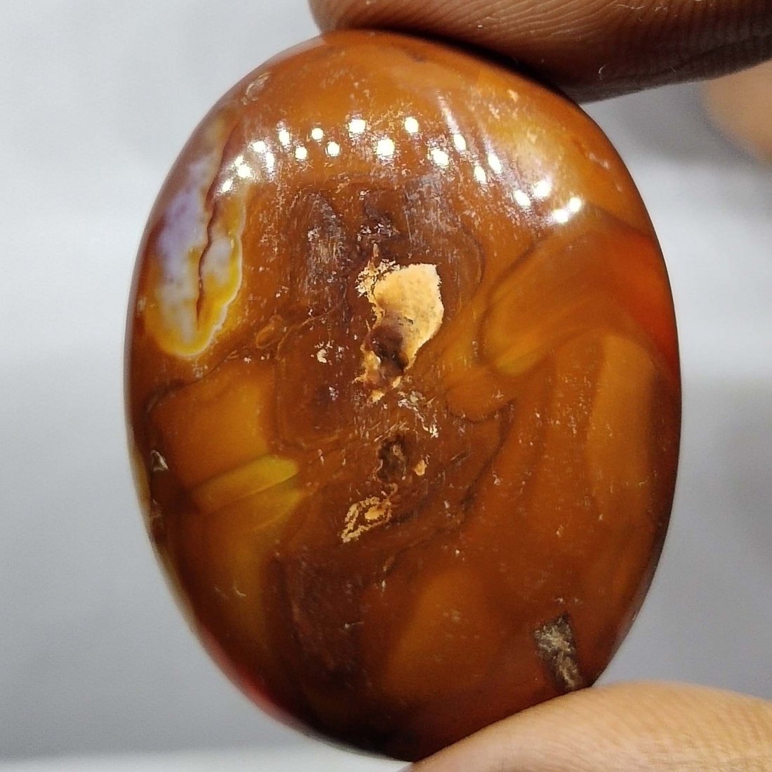 49.4 ct Natural Blood Agate (1 of 2)