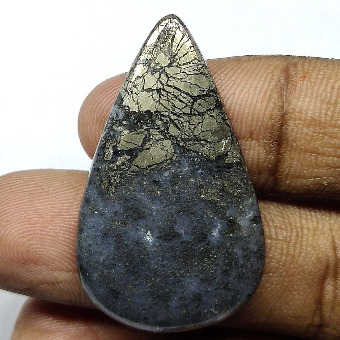 29.15 Ct Natural Nipomo Marcasite: Natural Nipomo Marcasite with an exact weight is 29.15 ct.AAA Quality stone