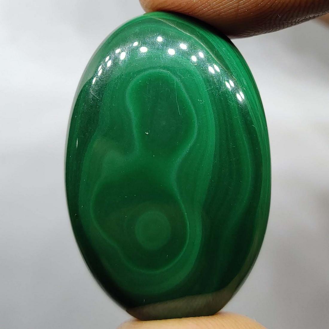 62.6 Ct Natural Malachite: Natural Malachite with an exact weight is 62.6 ct.AAA Quality stone