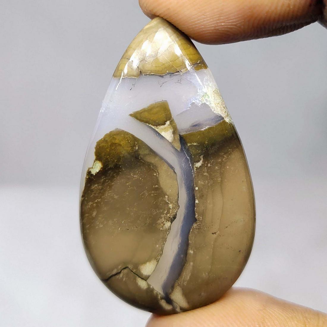 54.55 ct Natural Thunder Agate (1 of 2)