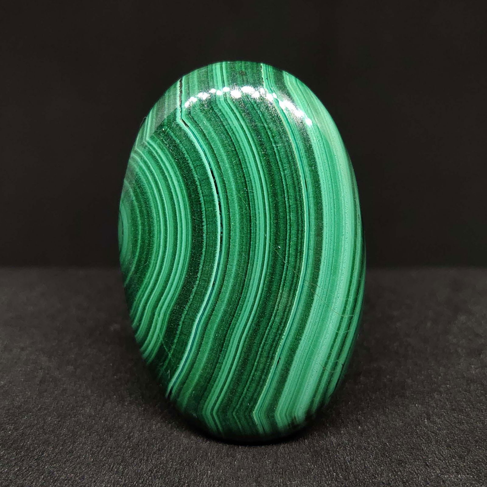 61.7 ct Natural Malachite: Natural Malachite with an exact weight is 61.7 ct.Top Quality stone