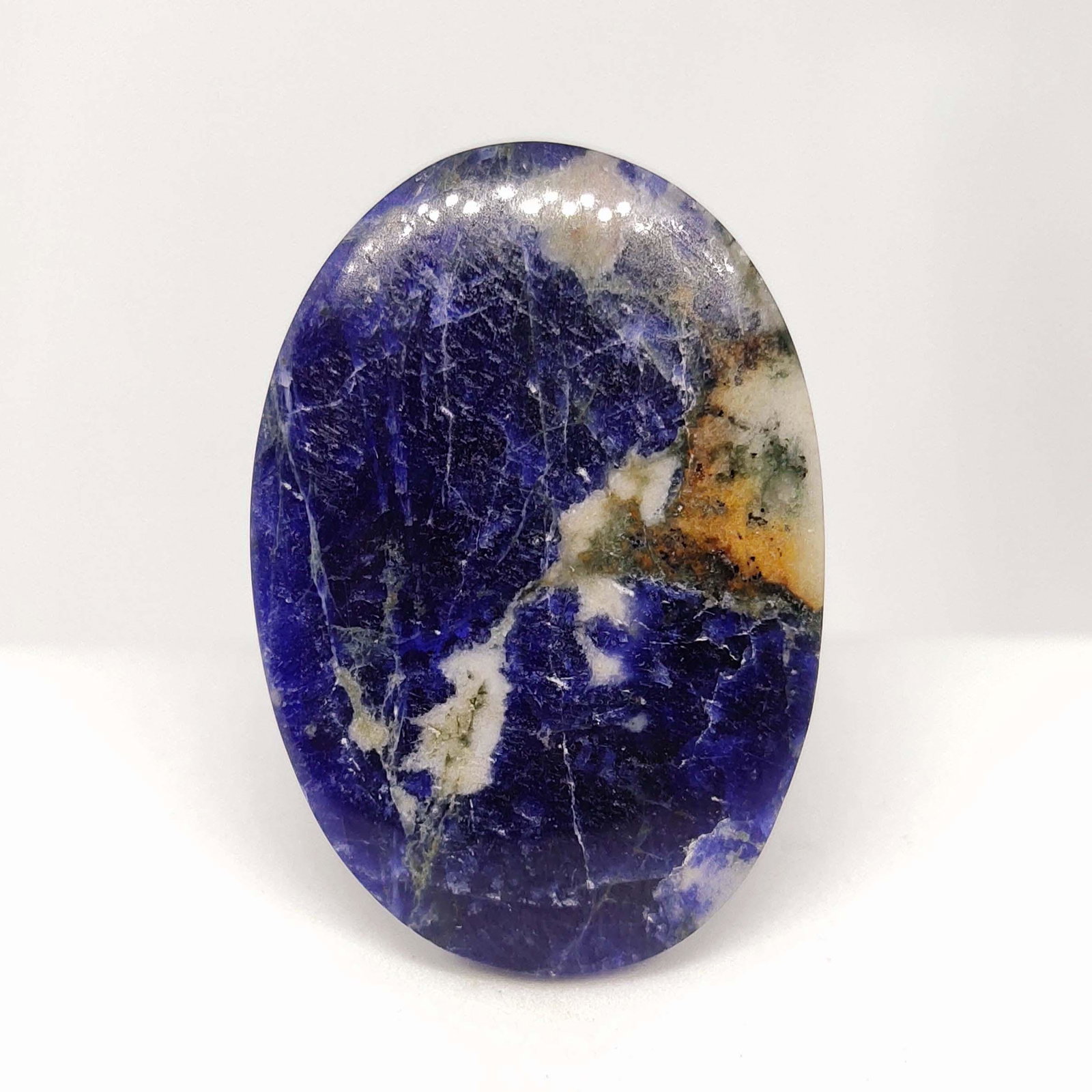 37.00 ct Natural Sodalite: Natural Sodalite with an exact weight is 37.00 ct.Top Quality stone