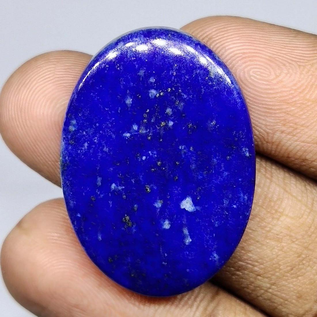 35.45 ct Natural Lapis Lazuli: Natural Lapis Lazuli with an exact weight is 35.45 ct.Top Quality stone