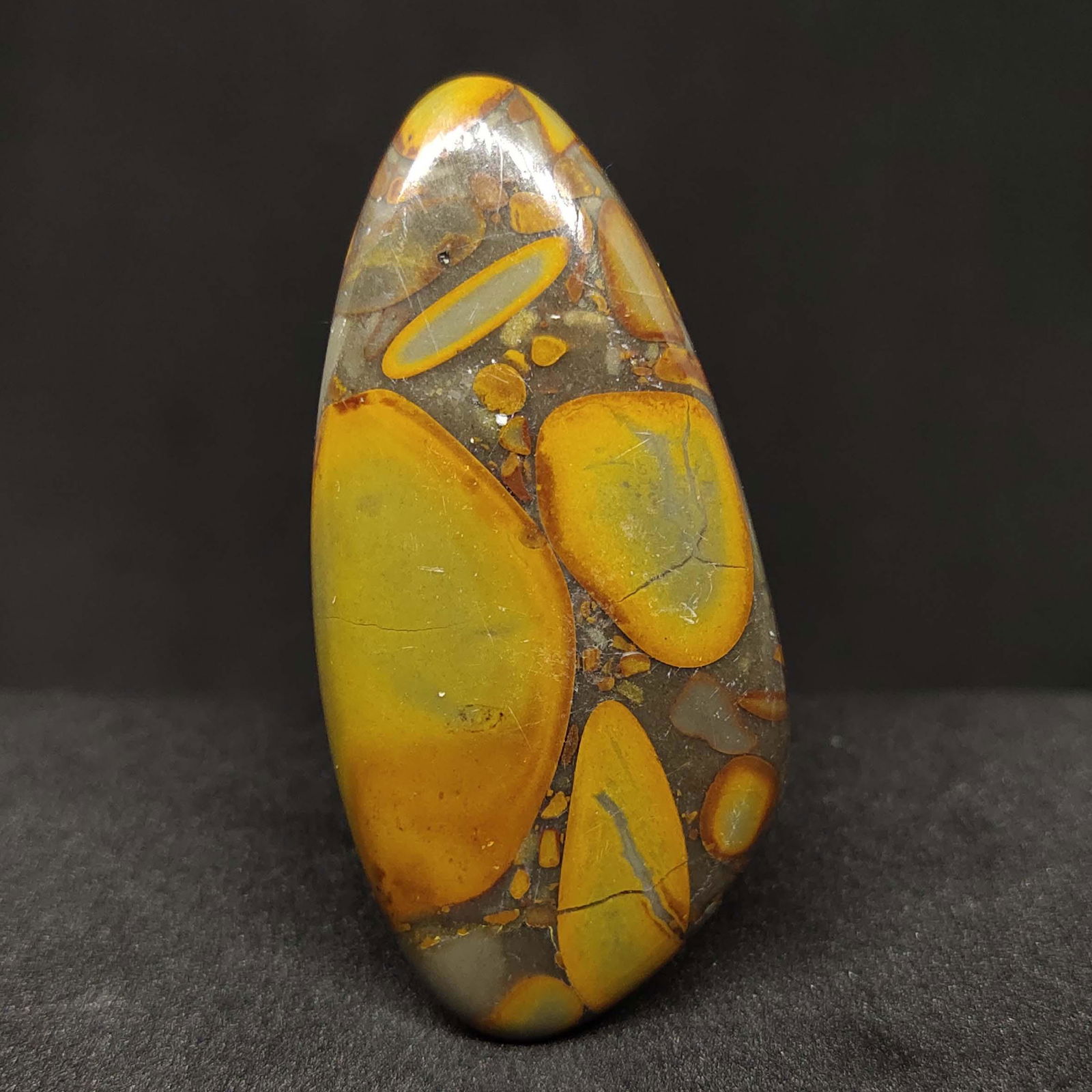 55.35 ct Natural Fruit Jasper (1 of 2)