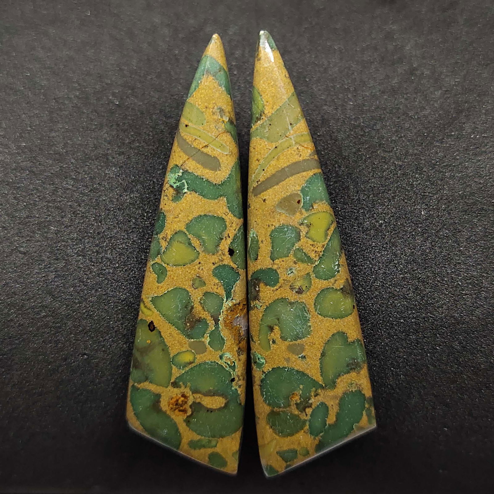 48.45 ct Natural Fruit Jasper Pair (1 of 2)