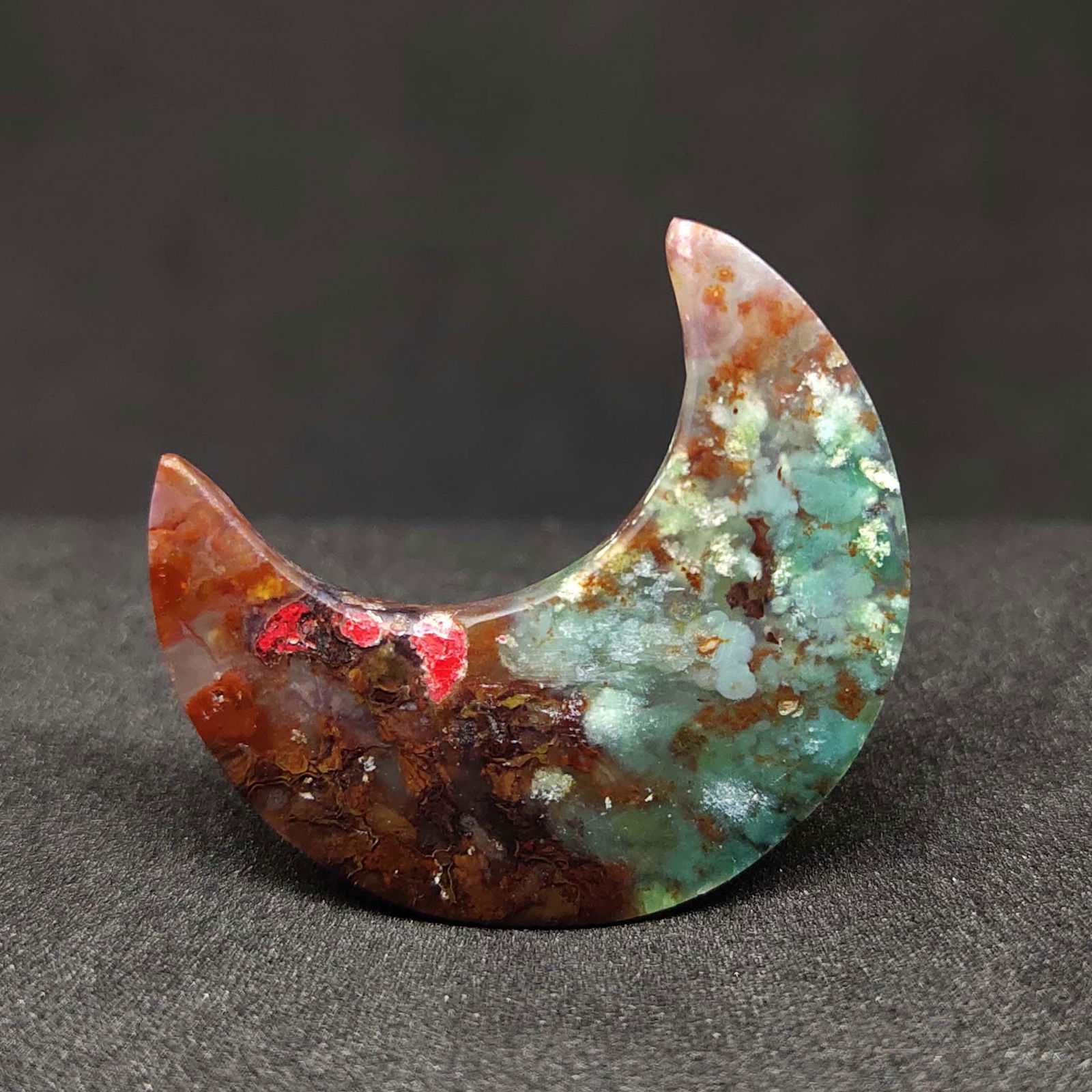 15.55 ct Natural Blue Opalized Wood (1 of 2)