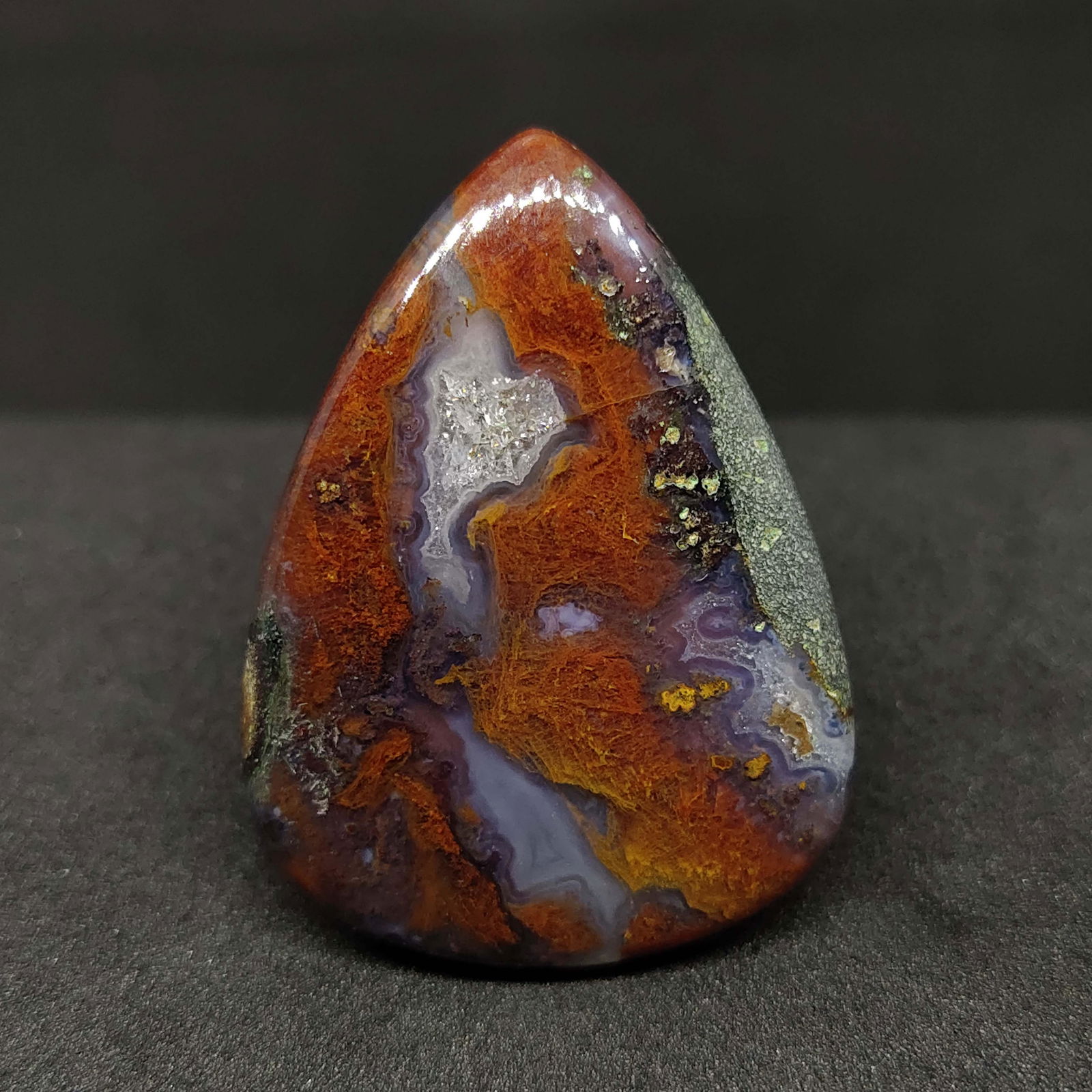 50.15 ct Natural Seam Agate (1 of 1)