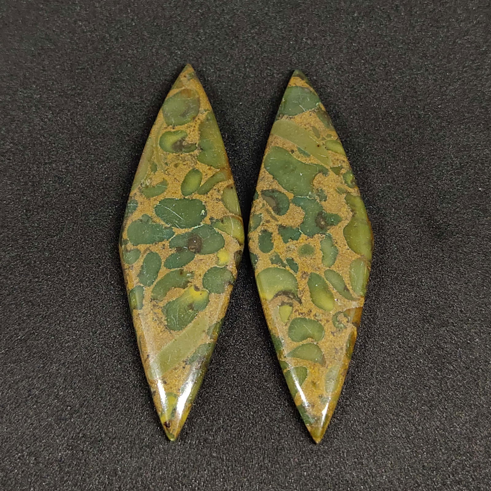 62.50 ct Natural Fruit Jasper Pair (1 of 1)