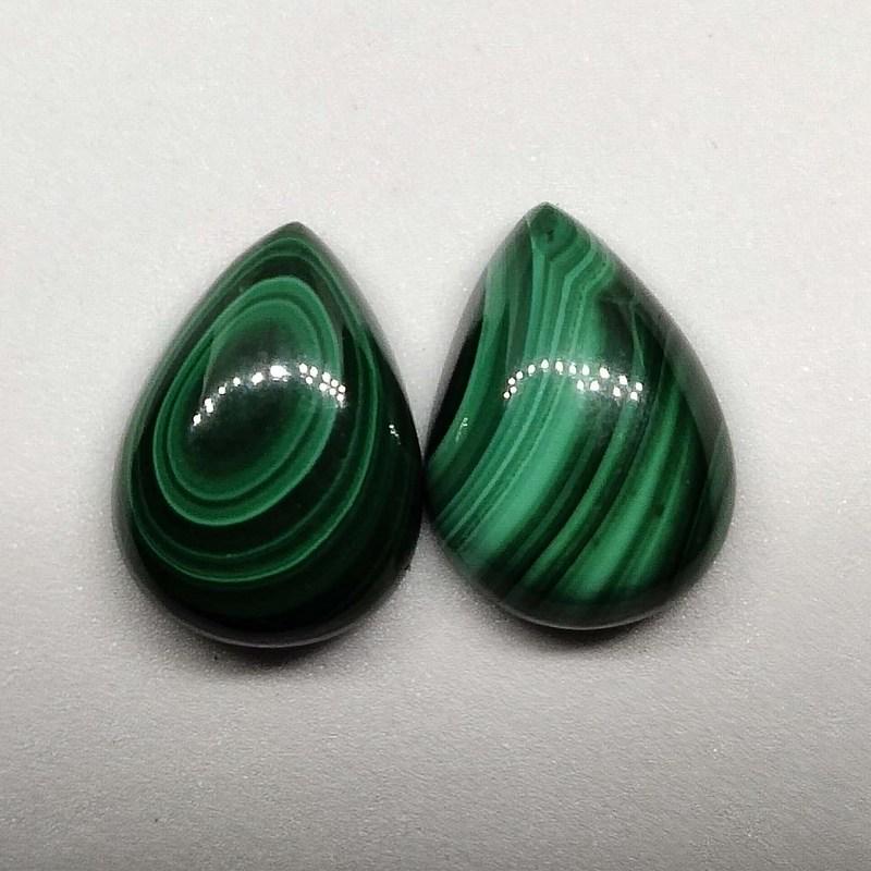 25.70 ct Natural Malachite Pair (1 of 1)
