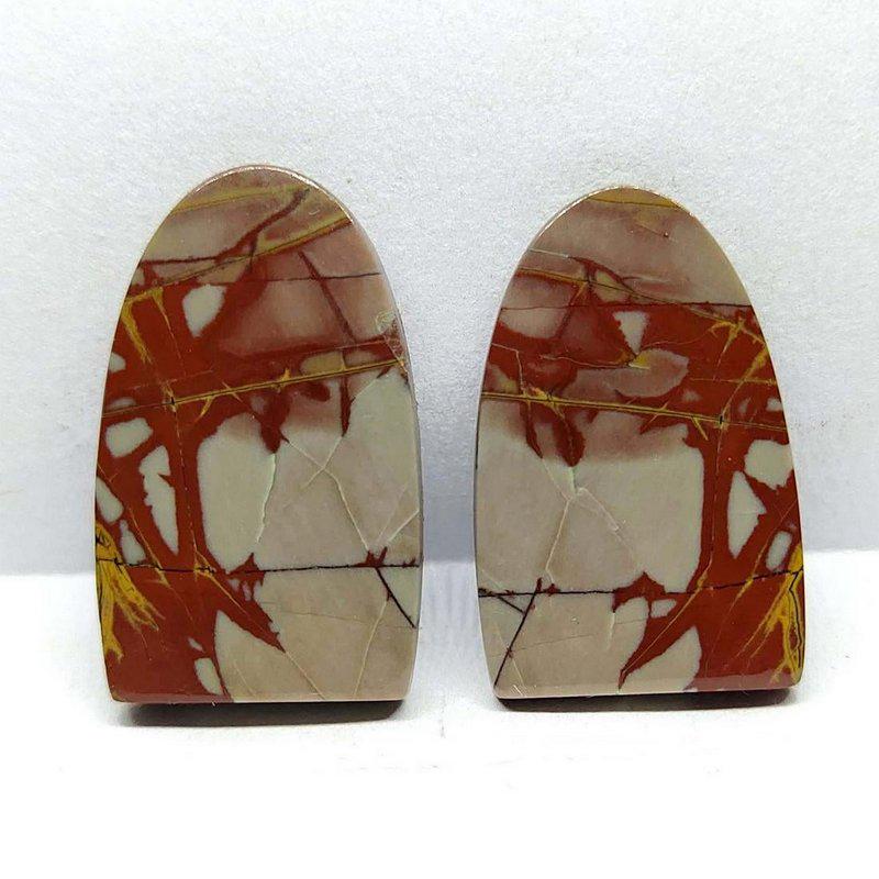 25.95 ct Natural Noreena Jasper Pair (1 of 1)
