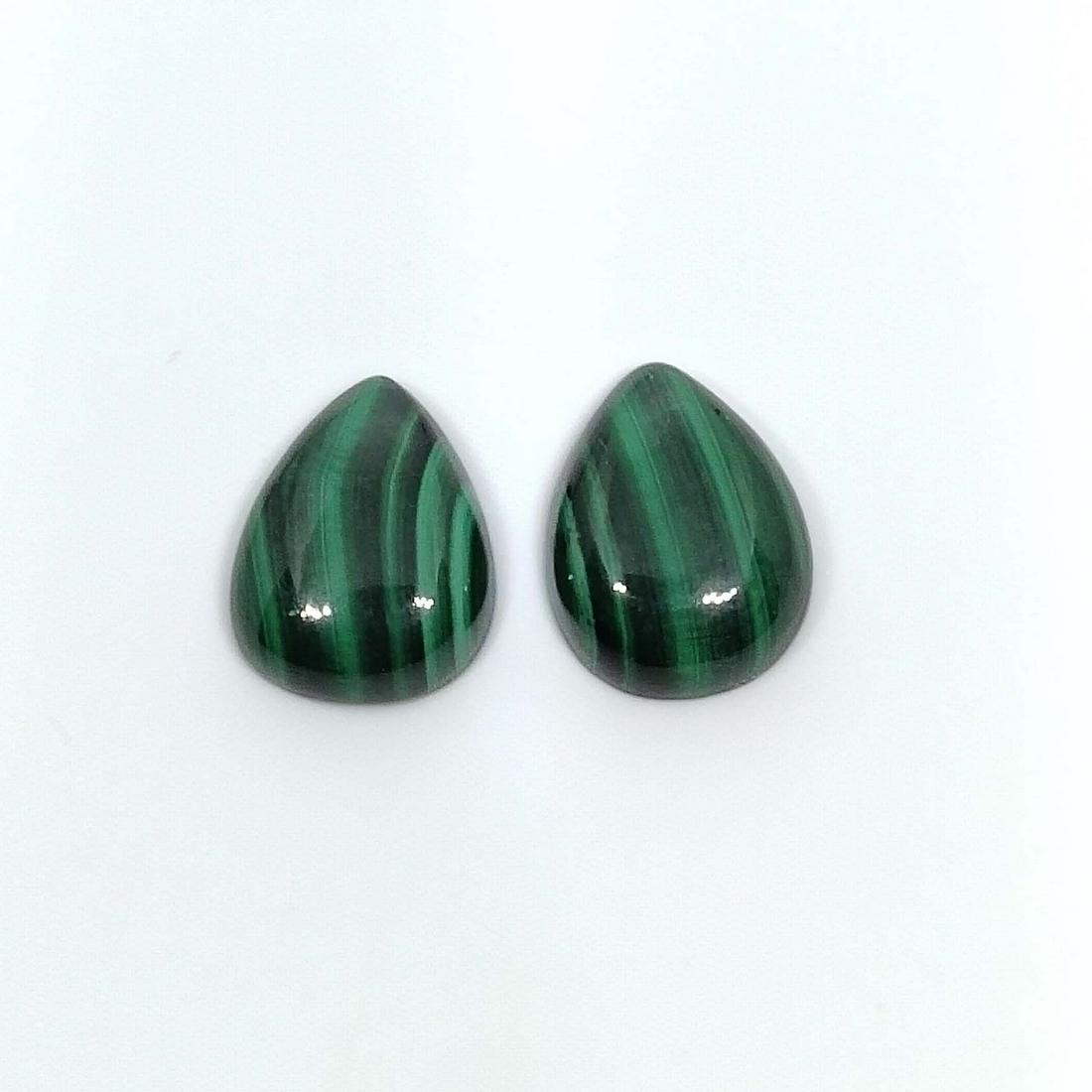 21.35 ct Natural Malachite Earrings Pair: Natural Malachite Earrings Pair with an exact weight is 21.35 ct.Top Quality stone