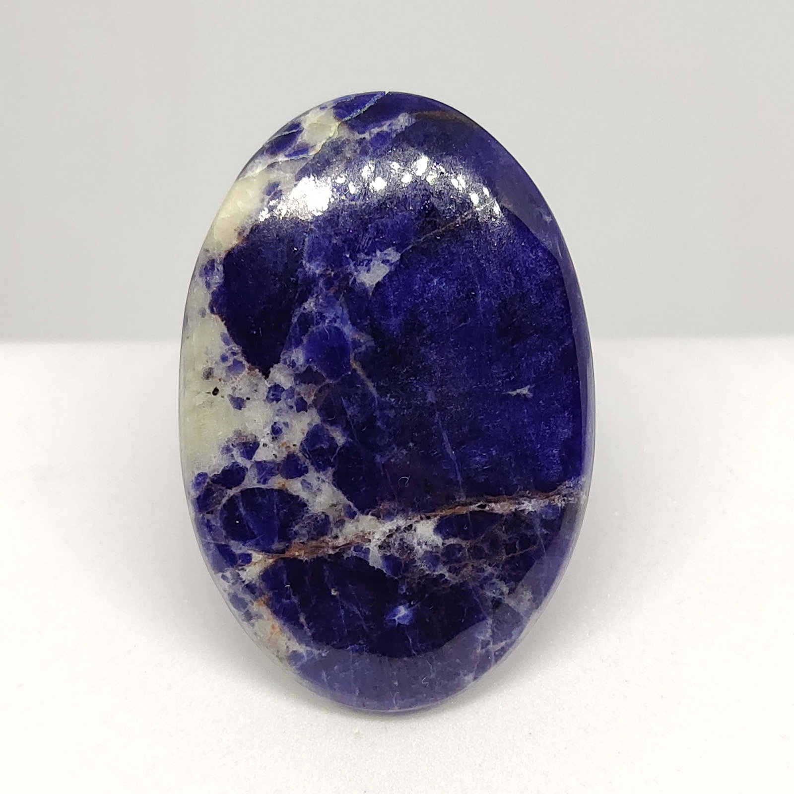 53.70 ct Natural Sodalite: Natural Sodalite with an exact weight is 53.70 ct.Top Quality stone