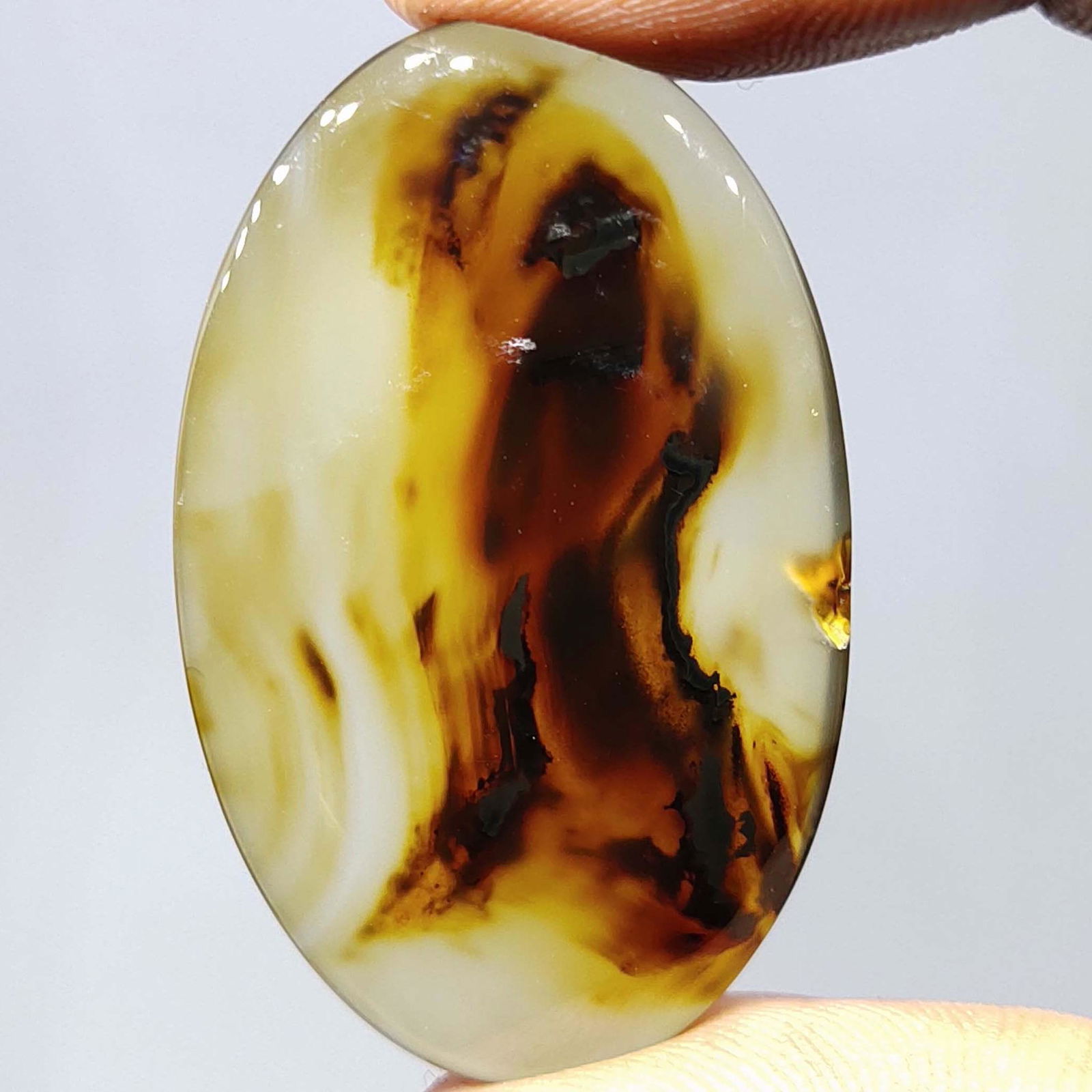 37.00 ct Natural Montana Agate (1 of 2)