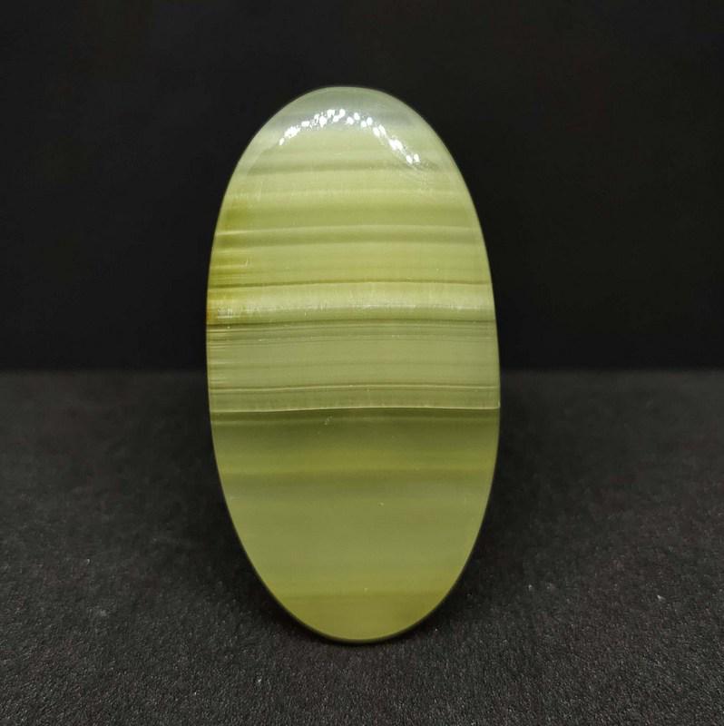 54.25 ct Natural Lemon Lace Agate: Natural Lemon Lace Agate with an exact weight is 54.25 ct.Top Quality stone