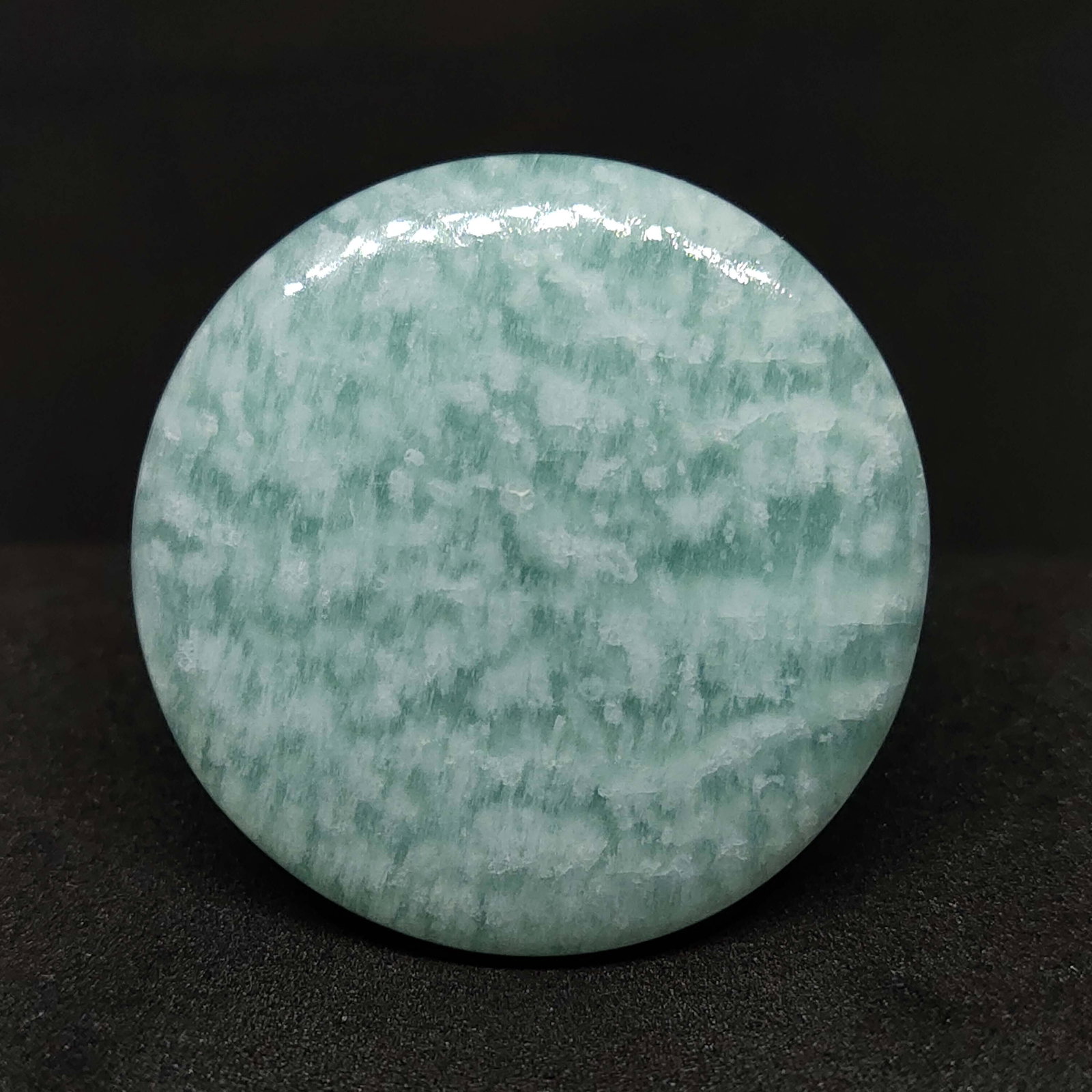 61.30 ct Natural Green Amazonite: Natural Green Amazonite with an exact weight is 61.30 ct.Top Quality stone