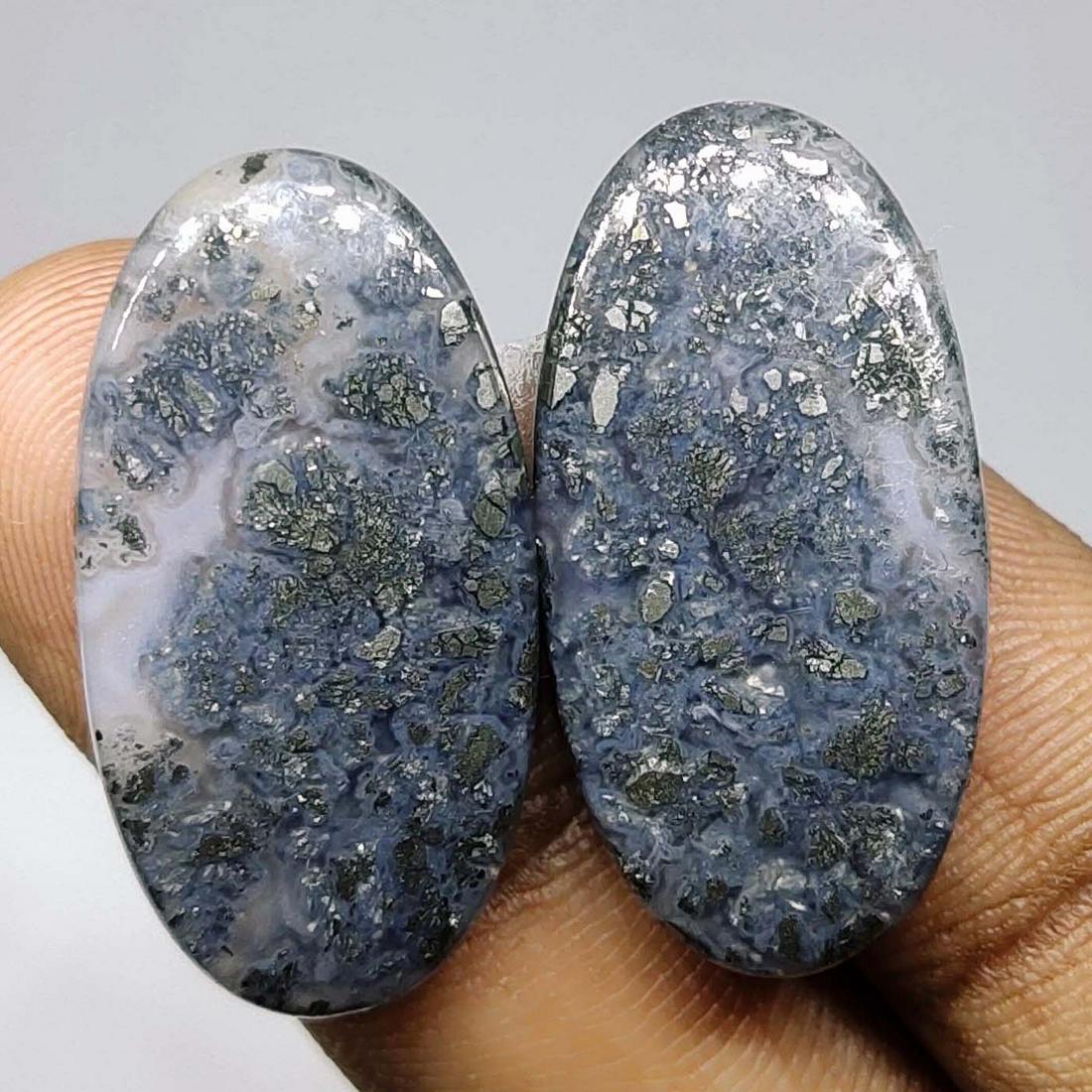 32.30 ct Natural Marcasite Pair (1 of 2)